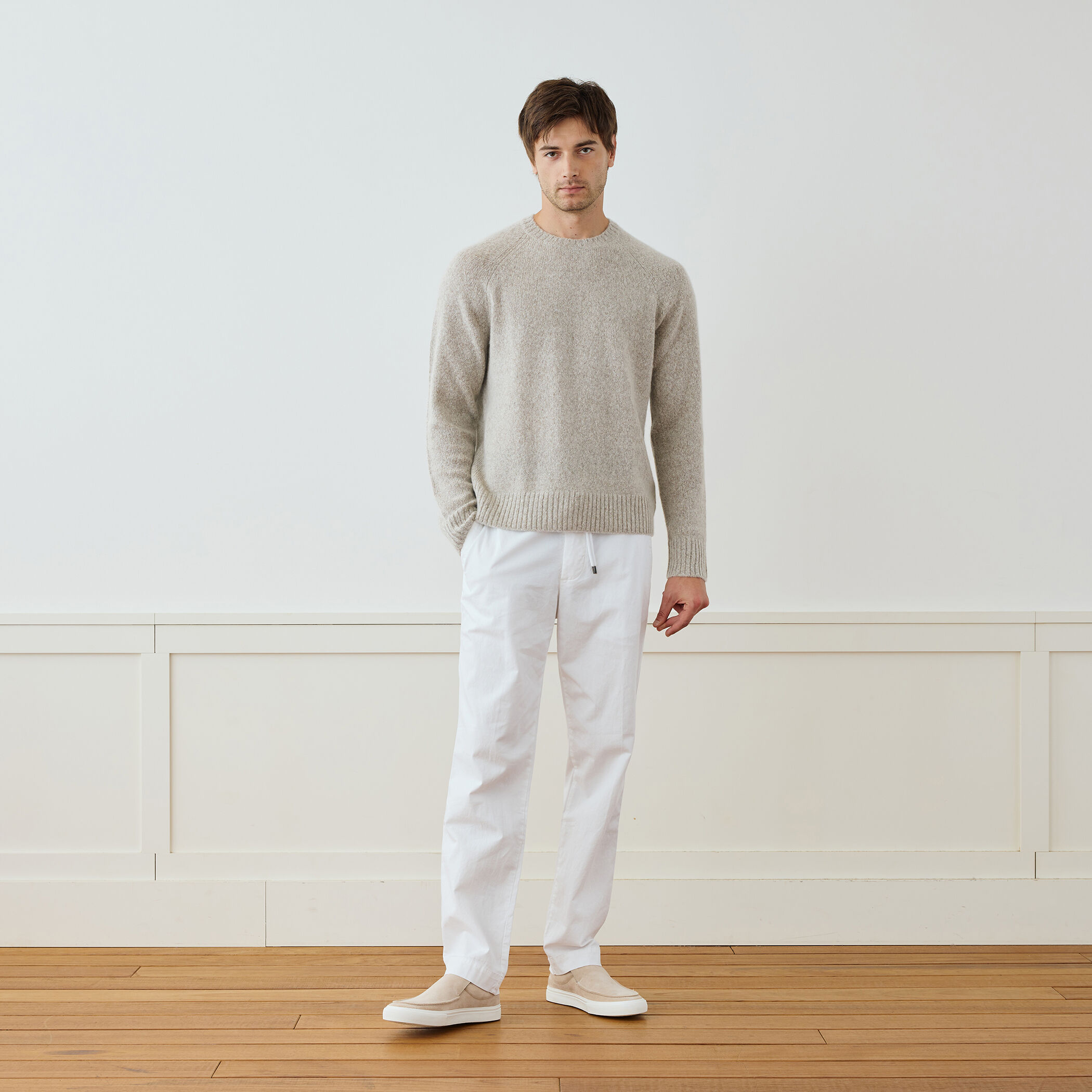 コットンリネン ドローストリングパンツ MLCE1399｜トゥモローランド