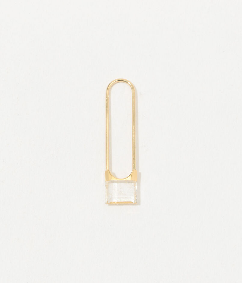 simmon ドロップクオーツピアス