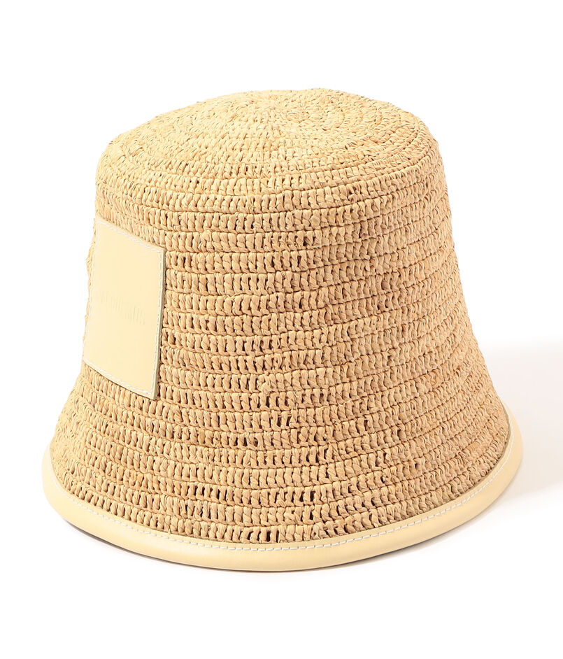 JACQUEMUS LE BOB SOLI ラフィア バケットハット