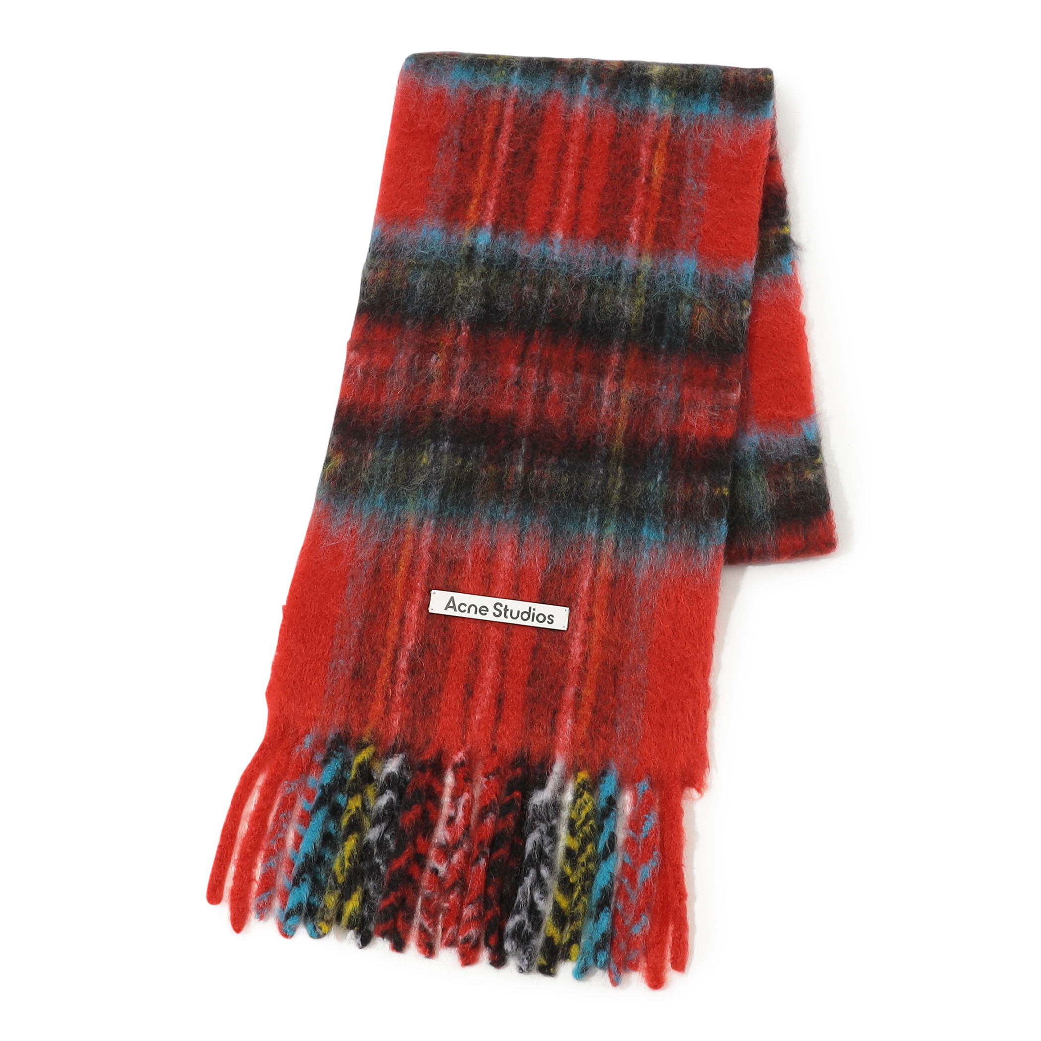 Acne Studios モヘヤチェックストール｜トゥモローランド 公式通販