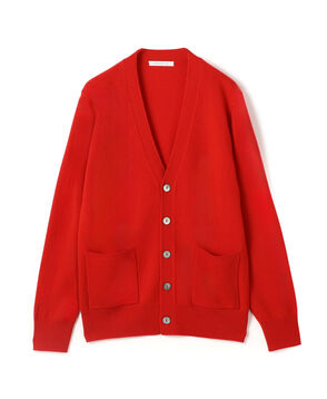 スコットランドカシミヤ Vネックカーディガン