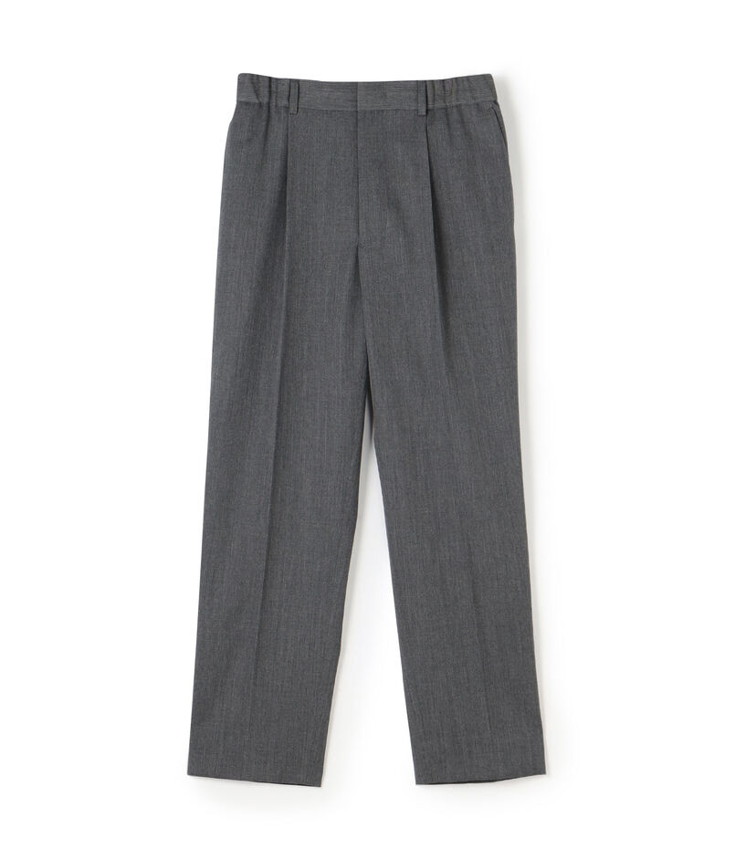 CABaN ウールギャバジン 1タックテーパードパンツ