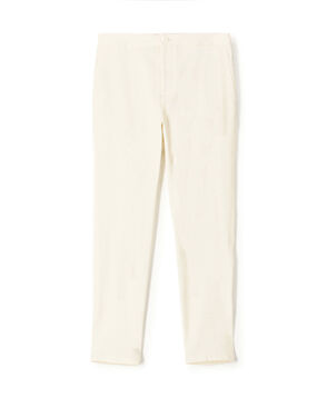 ■コットンリネンビスコース ストレッチ イージースリムパンツ