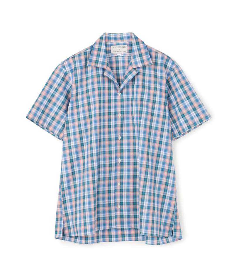 【別注】INDIVIDUALIZED SHIRTS コットン キャンプカラーシャツ