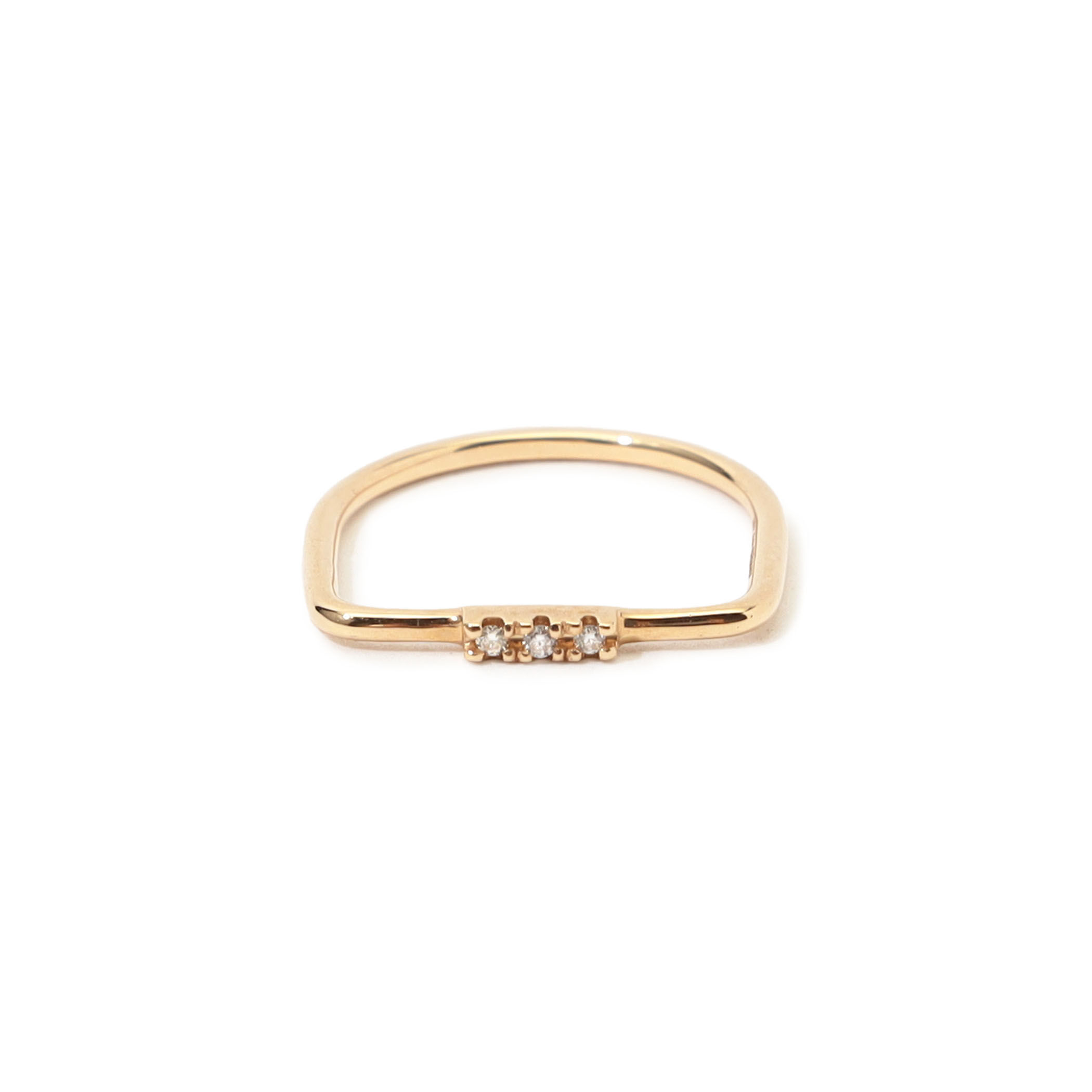 Hirotaka ゴールドオープンリング ダイヤモンド ヒロタカ ダイヤモンド リング Hirotaka ゴールドオープンリング
