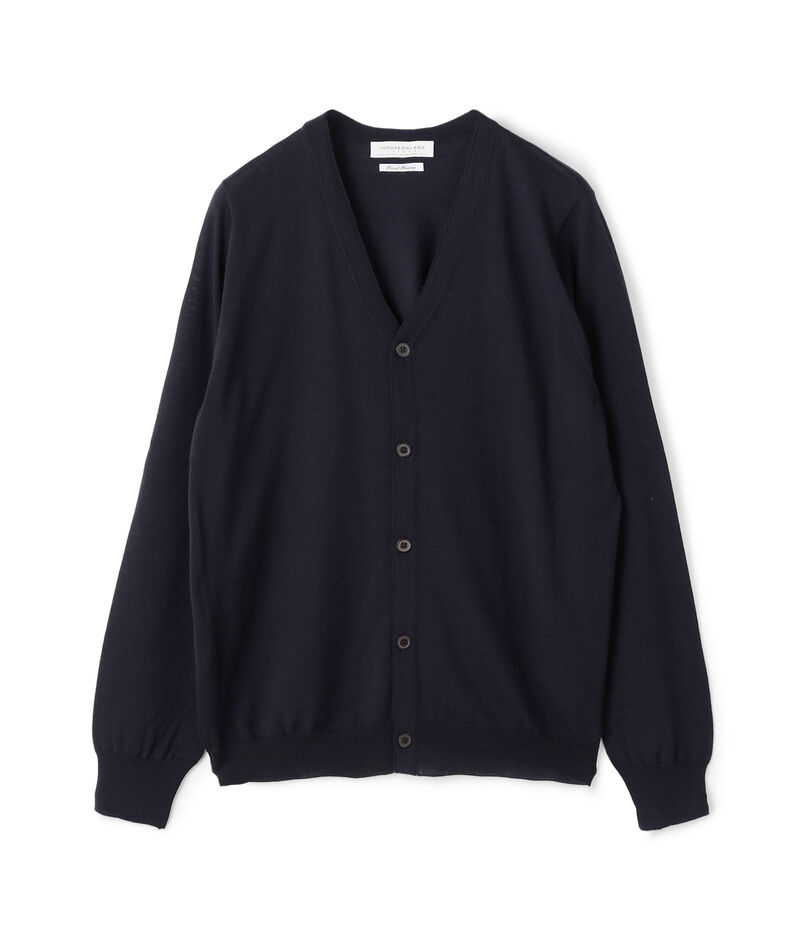 ■TOMORROWLAND tricot スーパーファインメリノウール Vネックカーディガン