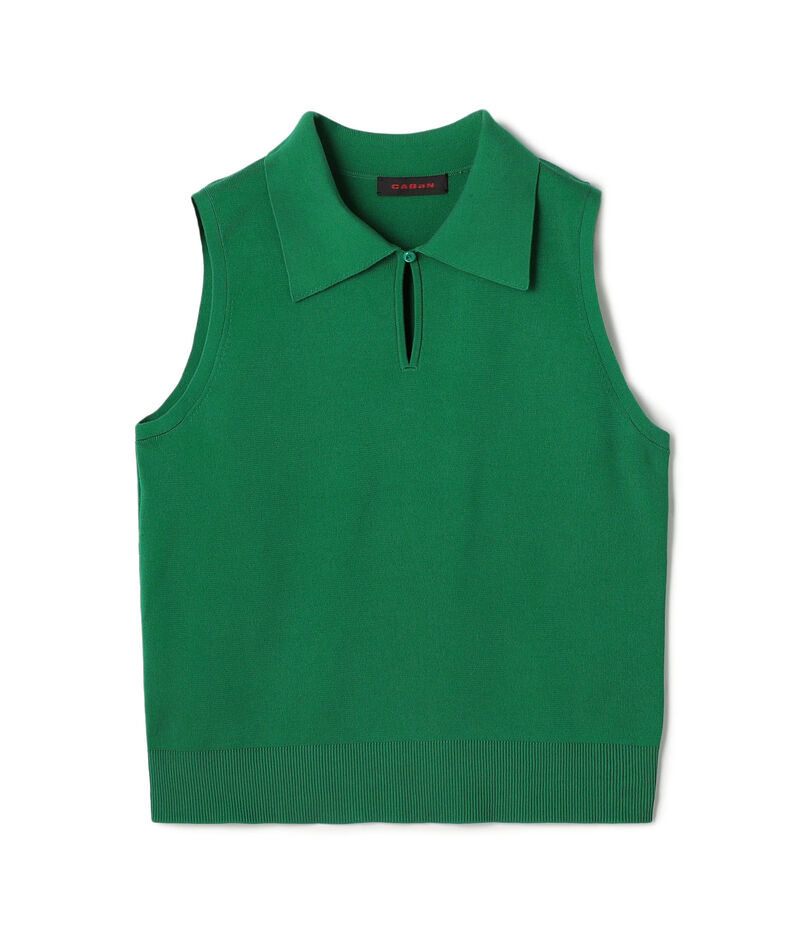 ファインポリエステル ビッグカラーノースリーブプルオーバー