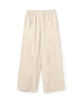 ■コットンリネン ビスコース ストレッチ イージーワイドパンツ