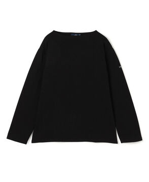 SAINT JAMES OUESSANT SOLID コットン ボートネックプルオーバー