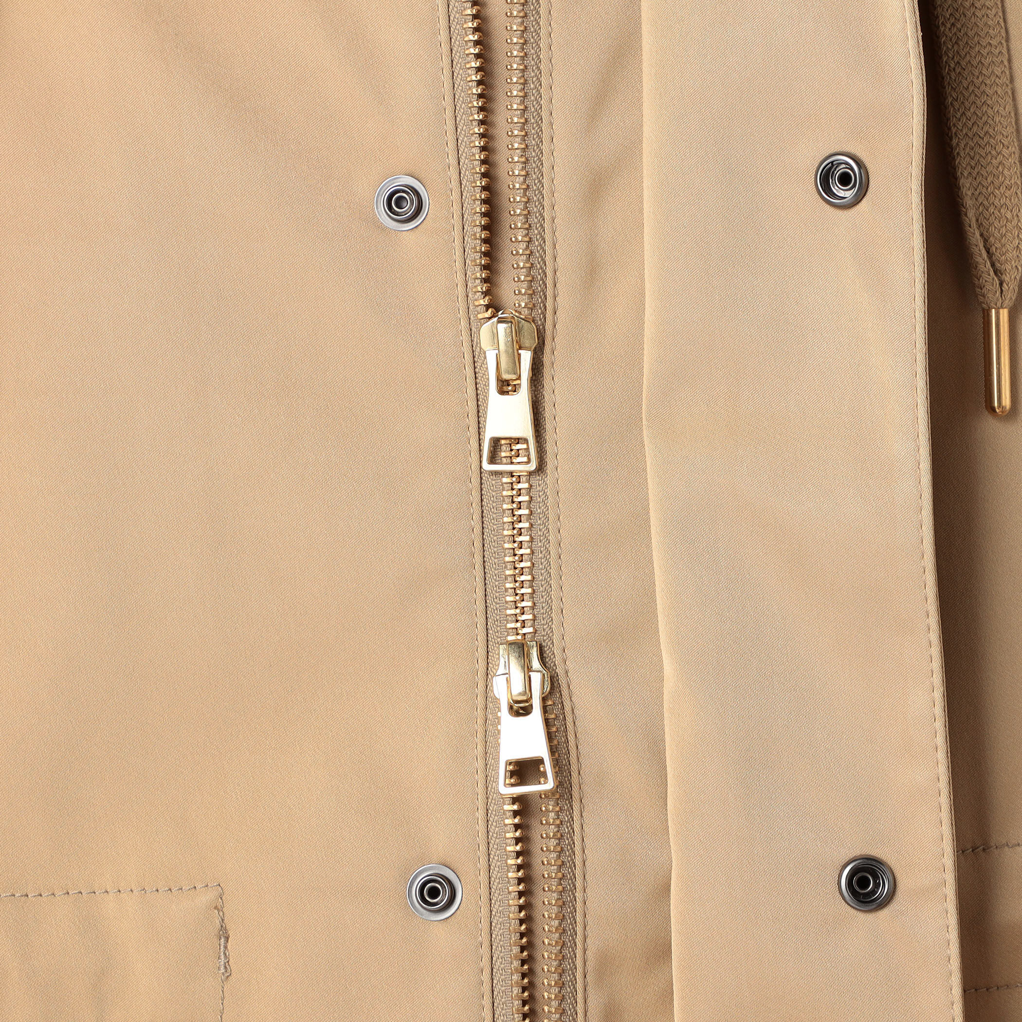 ダブルサテン フーディーブルゾン｜トゥモローランド 公式通販