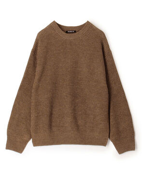 リネンフィッシャーマンズリブ クルーネックプルオーバー