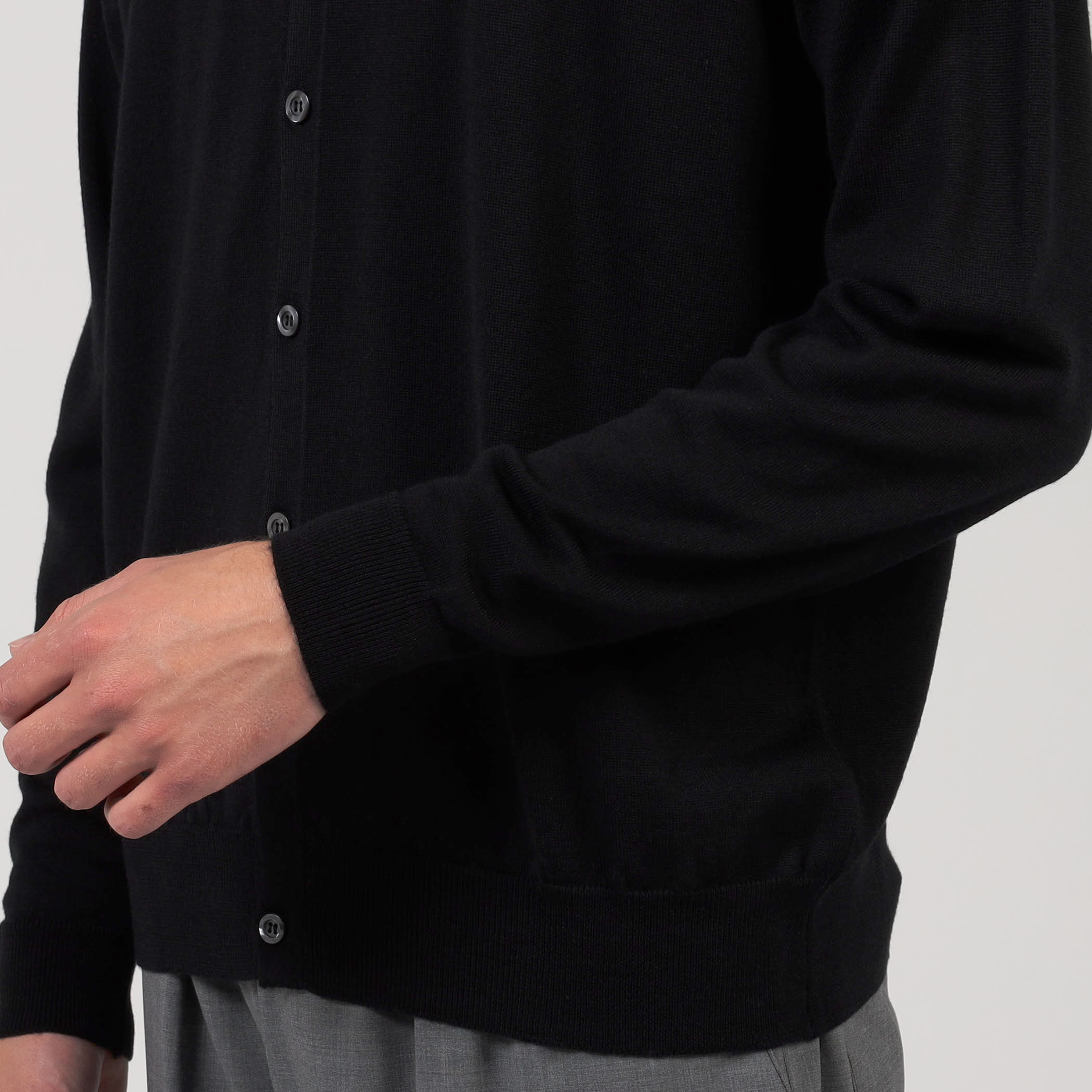 JOHN SMEDLEY 24G EASY FIT ウール ニットシャツ TIBOR