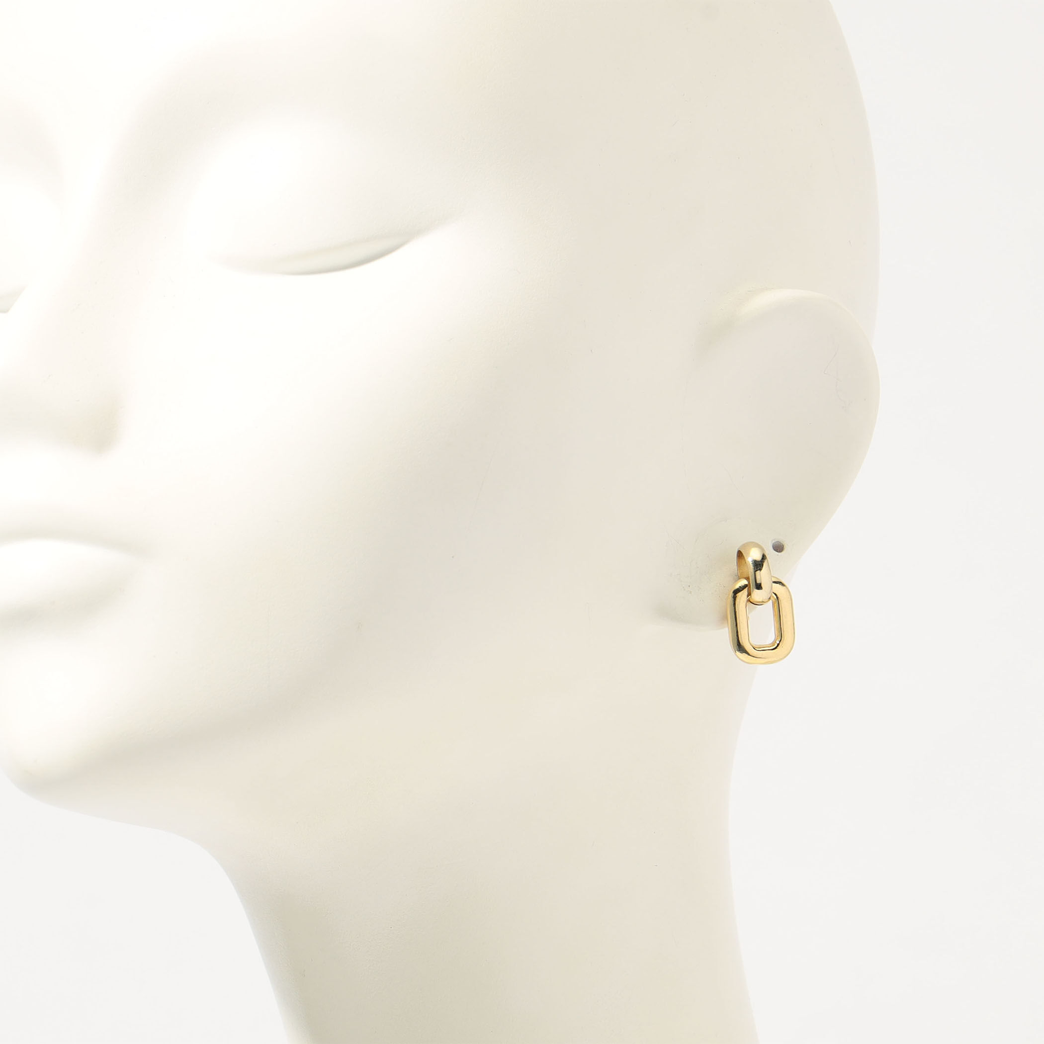 国内発*Laura Lombardi Chiusa リンクピアス ゴールド&シルバー LAURA LOMBARDI(ローラ ロンバルディ)｜Chiusa ピアス/ゴールド