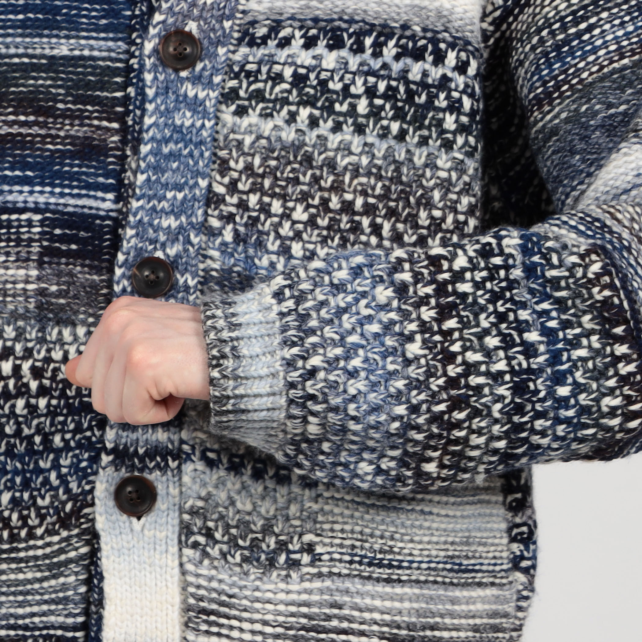 TOMORROWLAND tricot ウール アクリル ニットブルゾン