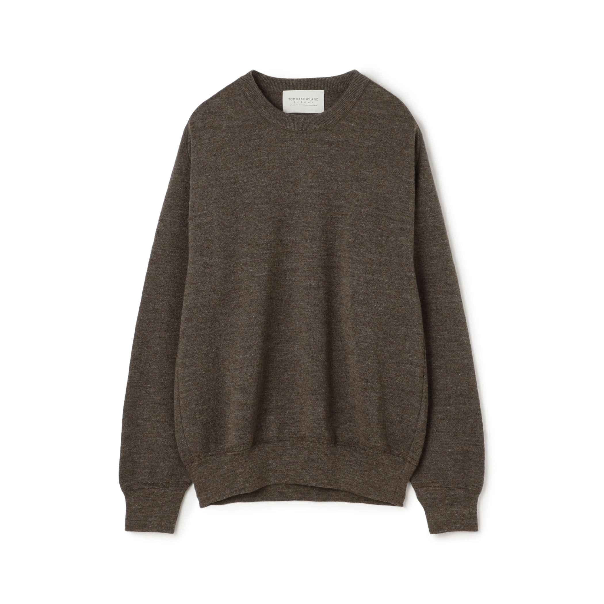 □TOMORROWLAND Tricot ウールラミー クルーネックプルオーバー