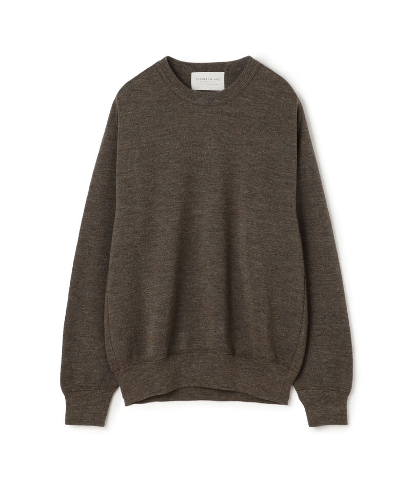 ■TOMORROWLAND Tricot ウールラミー クルーネックプルオーバー