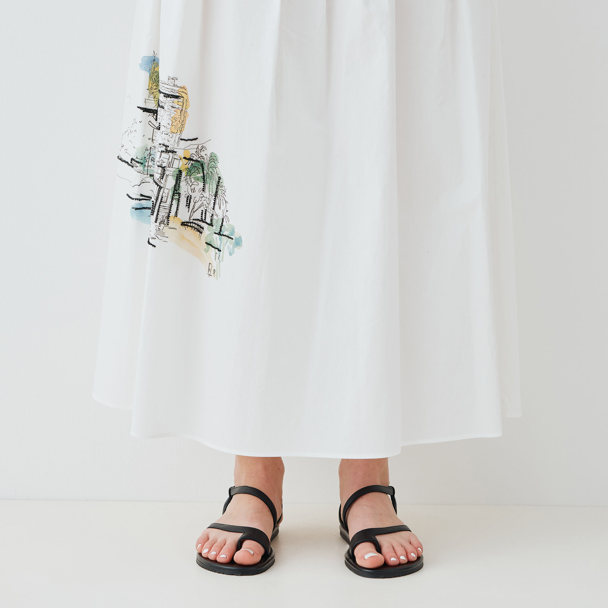 □ Landscape Embroidery Skirt｜トゥモローランド 公式サイト