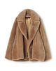 MARTIN GRANT A LINE SHEARLING FUR コート