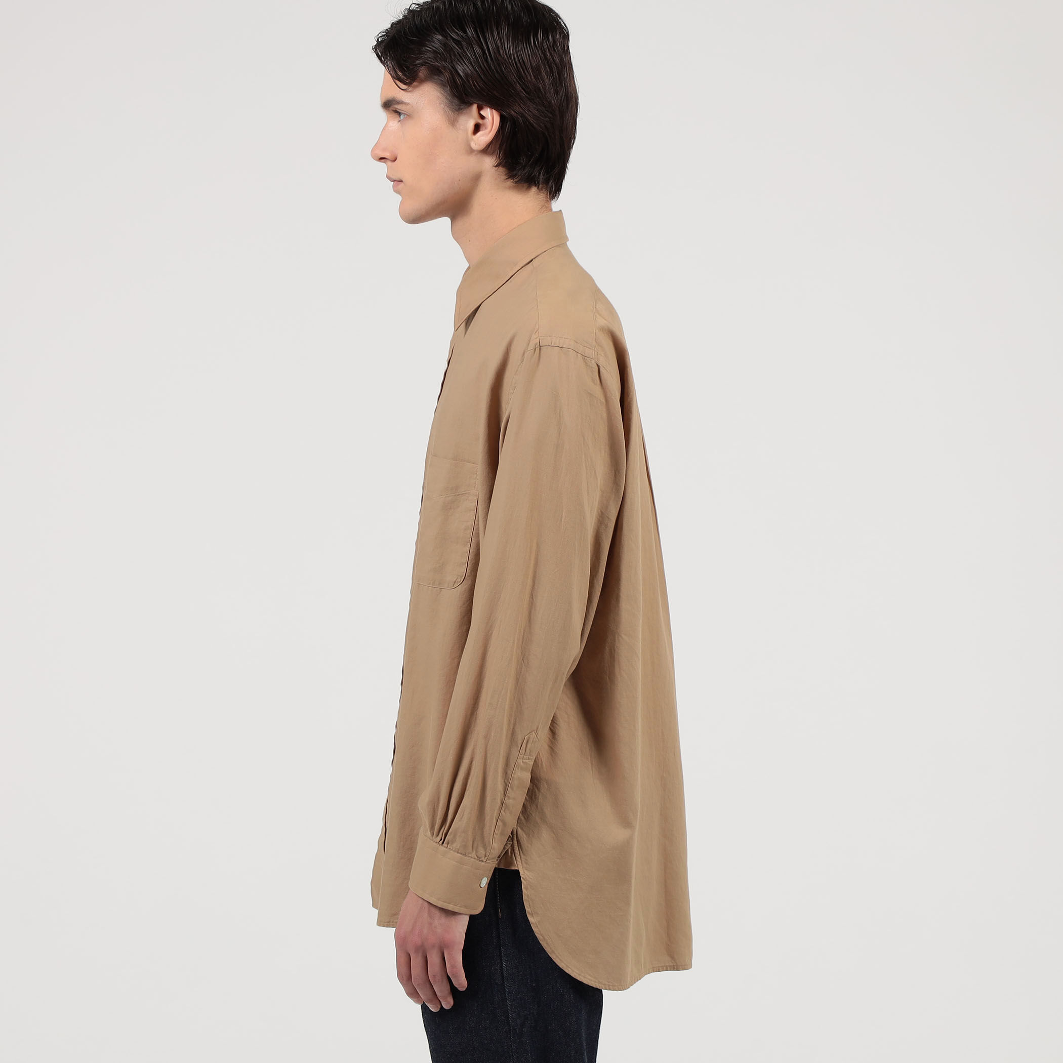 □コットンフランネルビエラ ロングスリーブシャツ ALBINI