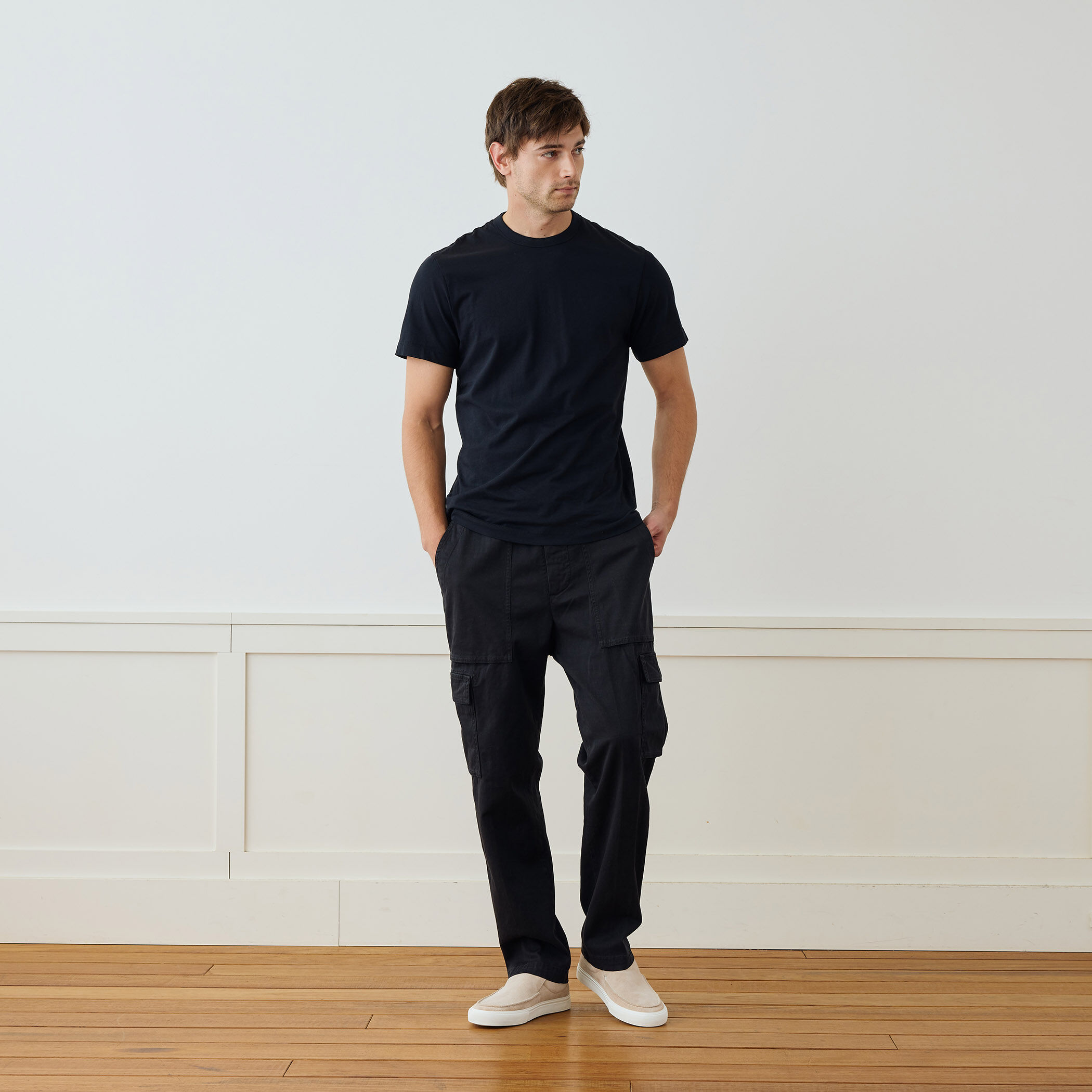 JAMES PERSE コットンスラブ カーゴパンツ JAMES PERSE コットンスラブ カーゴパンツ JAMES PERSE コットン