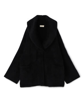 フォックスカシミヤ ショールカラーコート