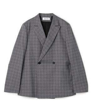 【WEB先行予約】Super120'sウォッシャブルウール ダブルブレストジャケット