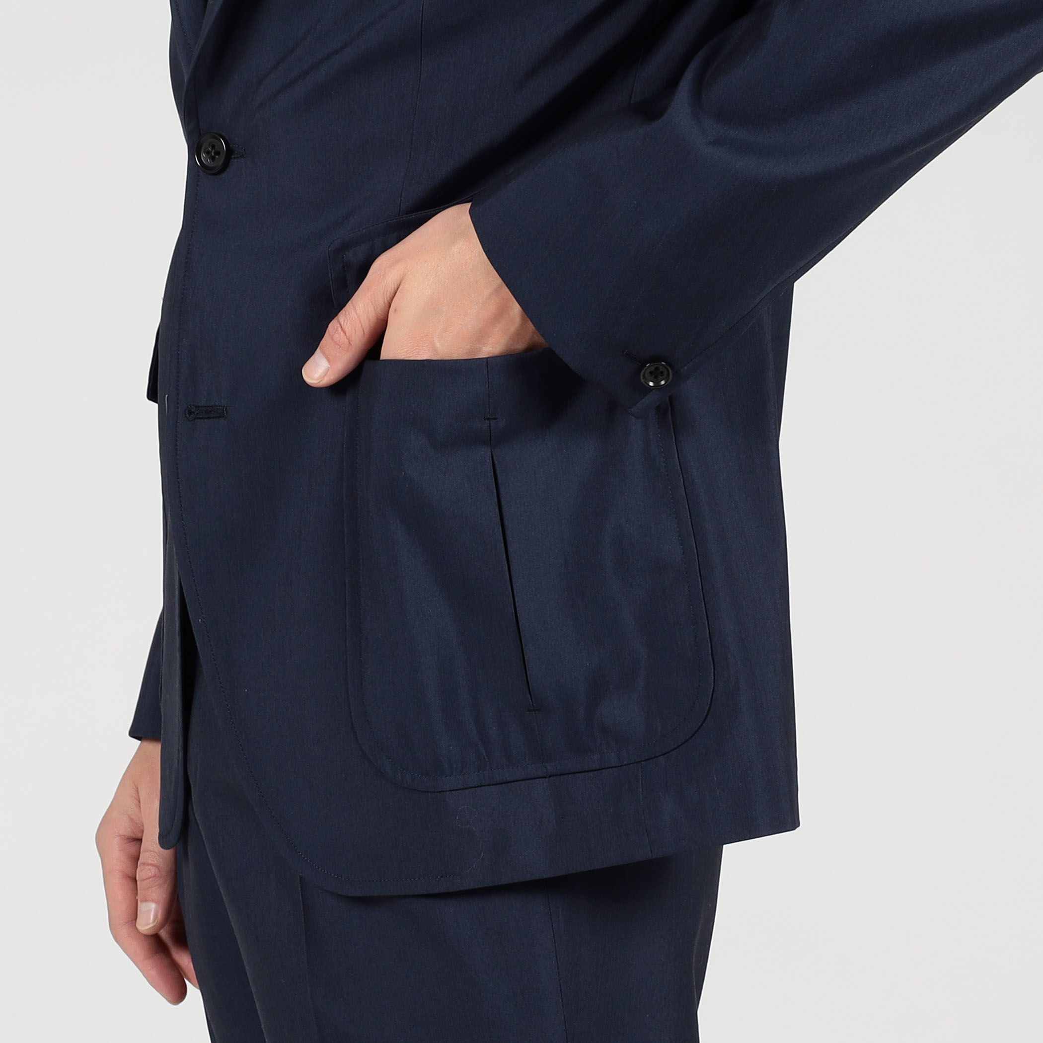 ウールシルク シューティングジャケット MARZOTTO