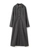 ウールメルトン ワンピースロングコート
