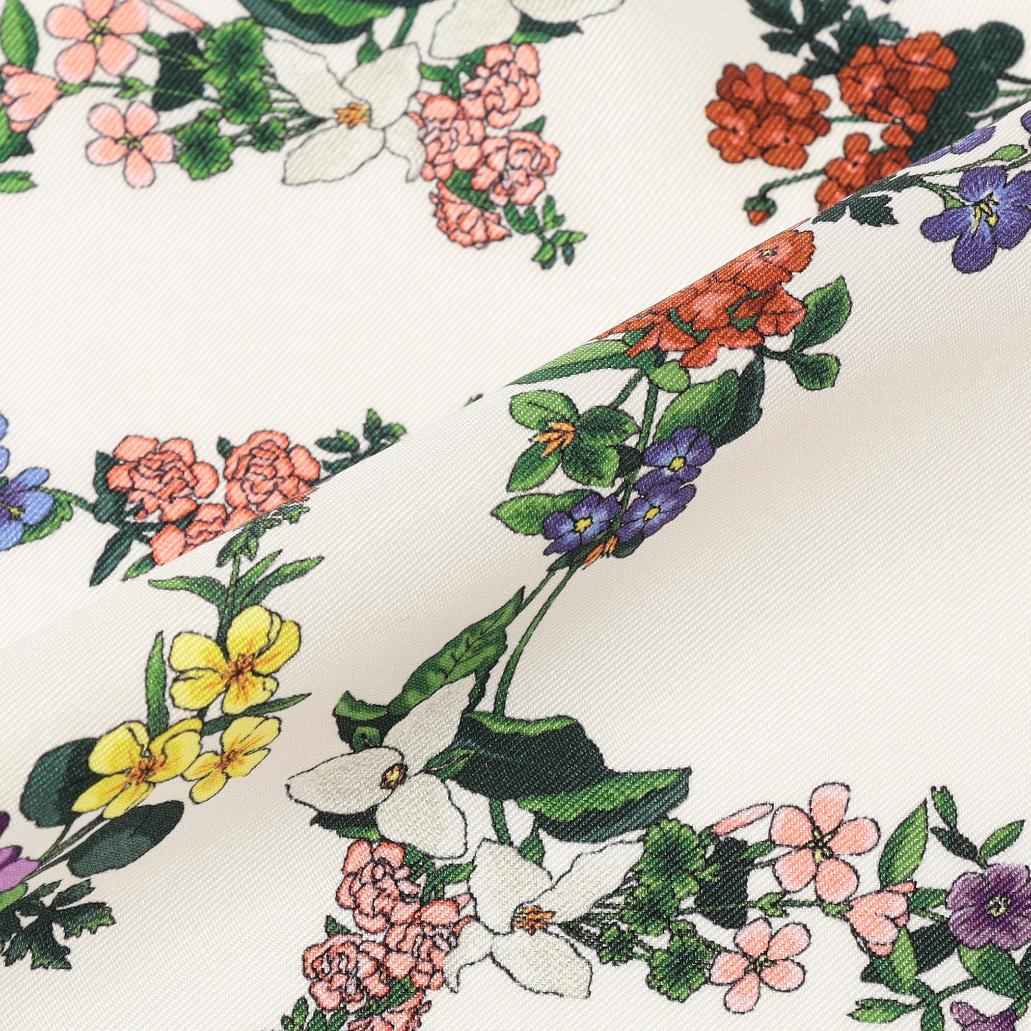 Atelier TOMORROW FLOWER FLAME シルクスカーフ｜トゥモローランド