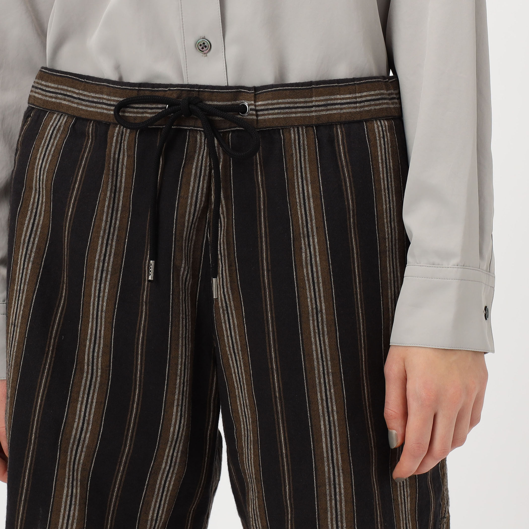 コットンリネンストライプ ショーツ WNCS4319｜トゥモローランド 公式通販