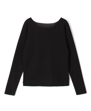 ハイツイストシルクストレッチ フロンタブルプルオーバー