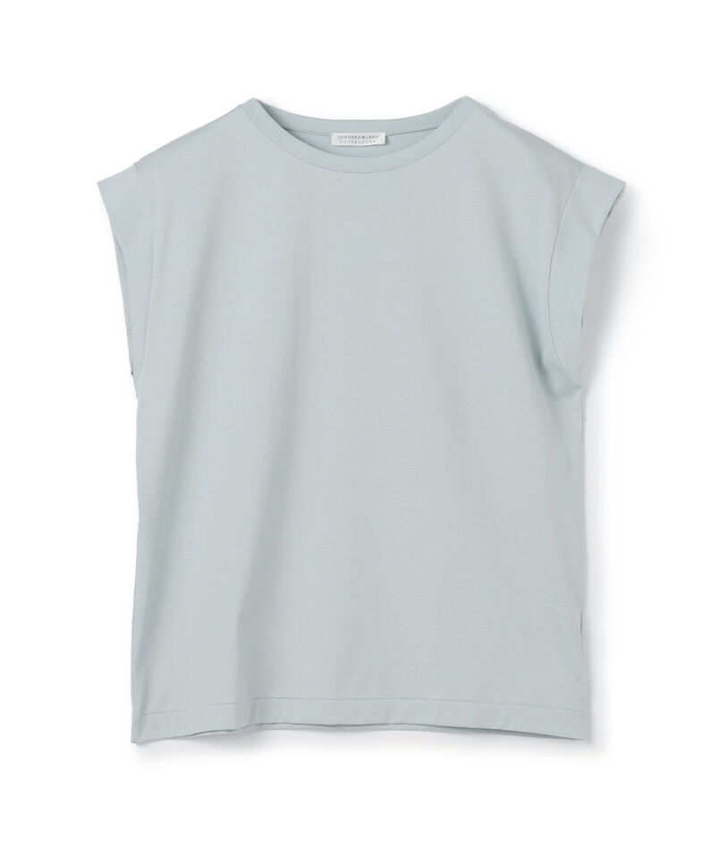 スーピマコットンジャージー フレンチスリーブプルオーバー