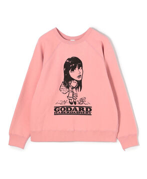 Godard Haberdashly Jane Birkin Print スウェットシャツ