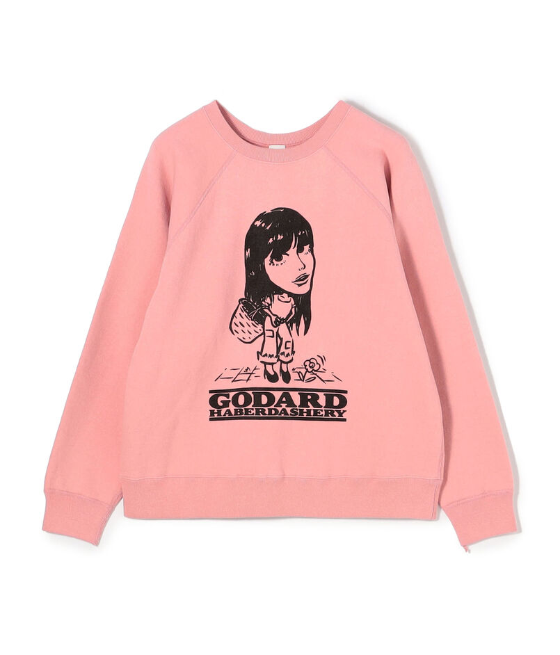 Godard Haberdashly Jane Birkin Print スウェットシャツ
