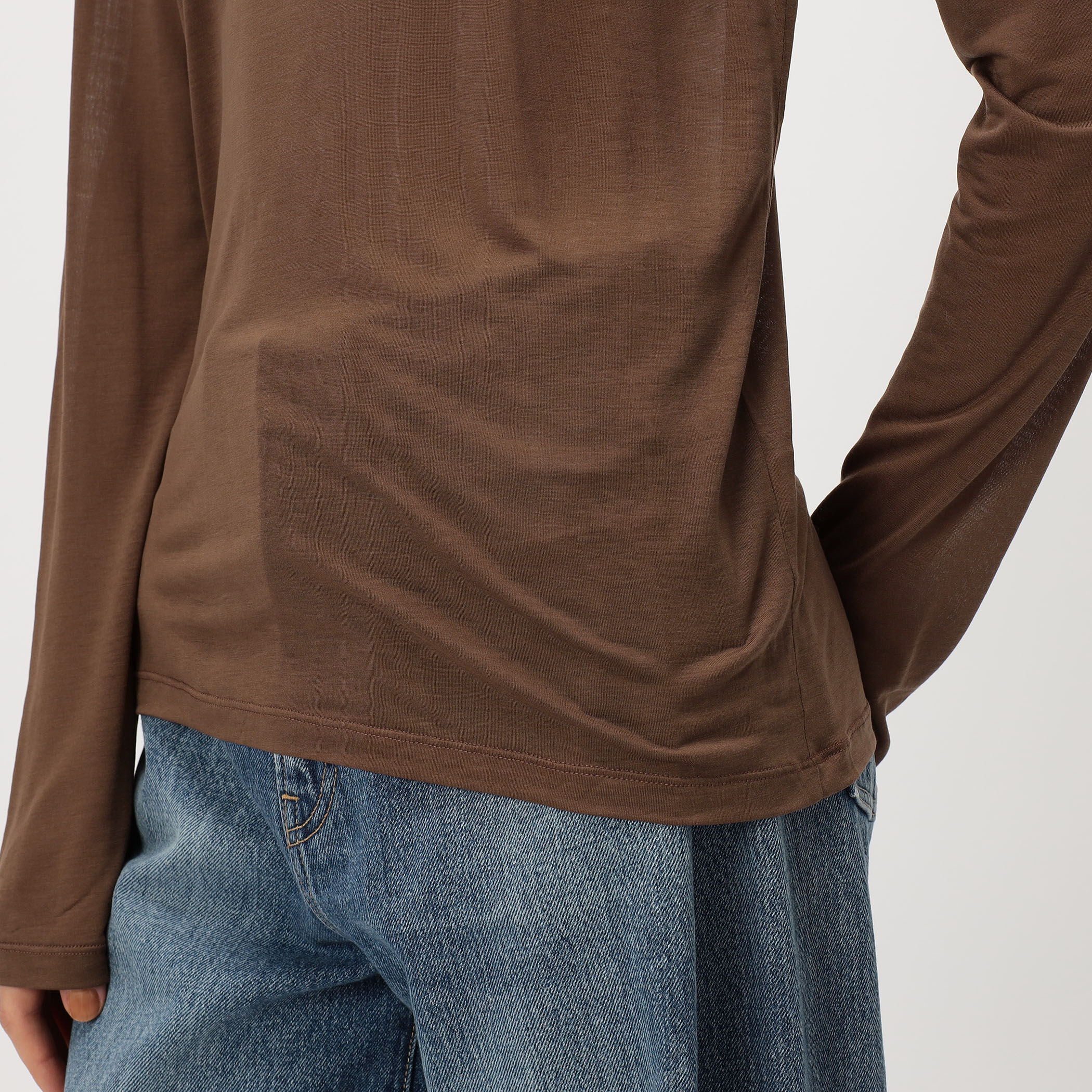 BASERANGE バンブー ロングスリーブプルオーバー｜トゥモローランド