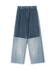 B SIDES REWORKED TROUSER リメイクデニムトラウザー