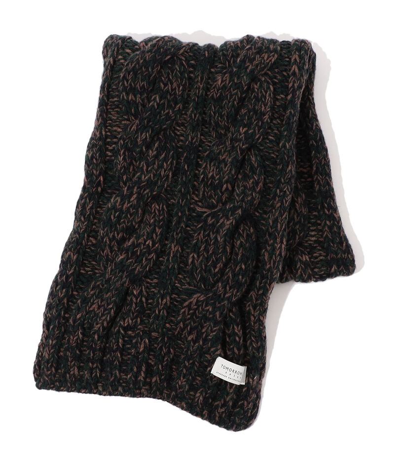 ウールケーブル ハンドマフラー