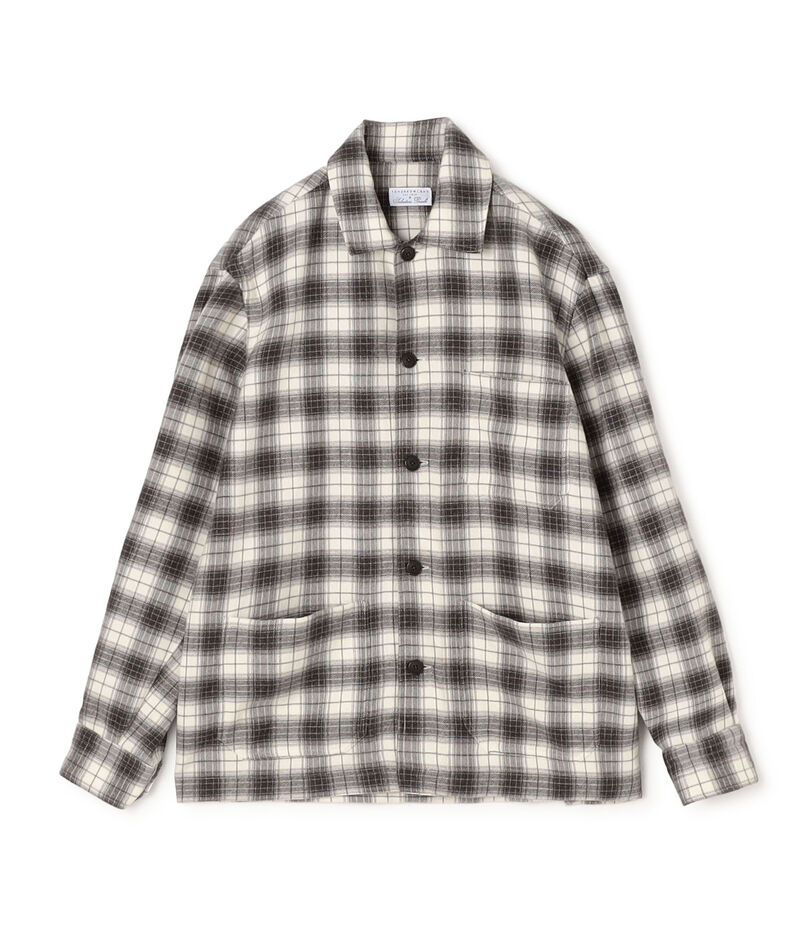 【別注】Salvatore Piccolo WORKコットンチェック シャツブルゾン