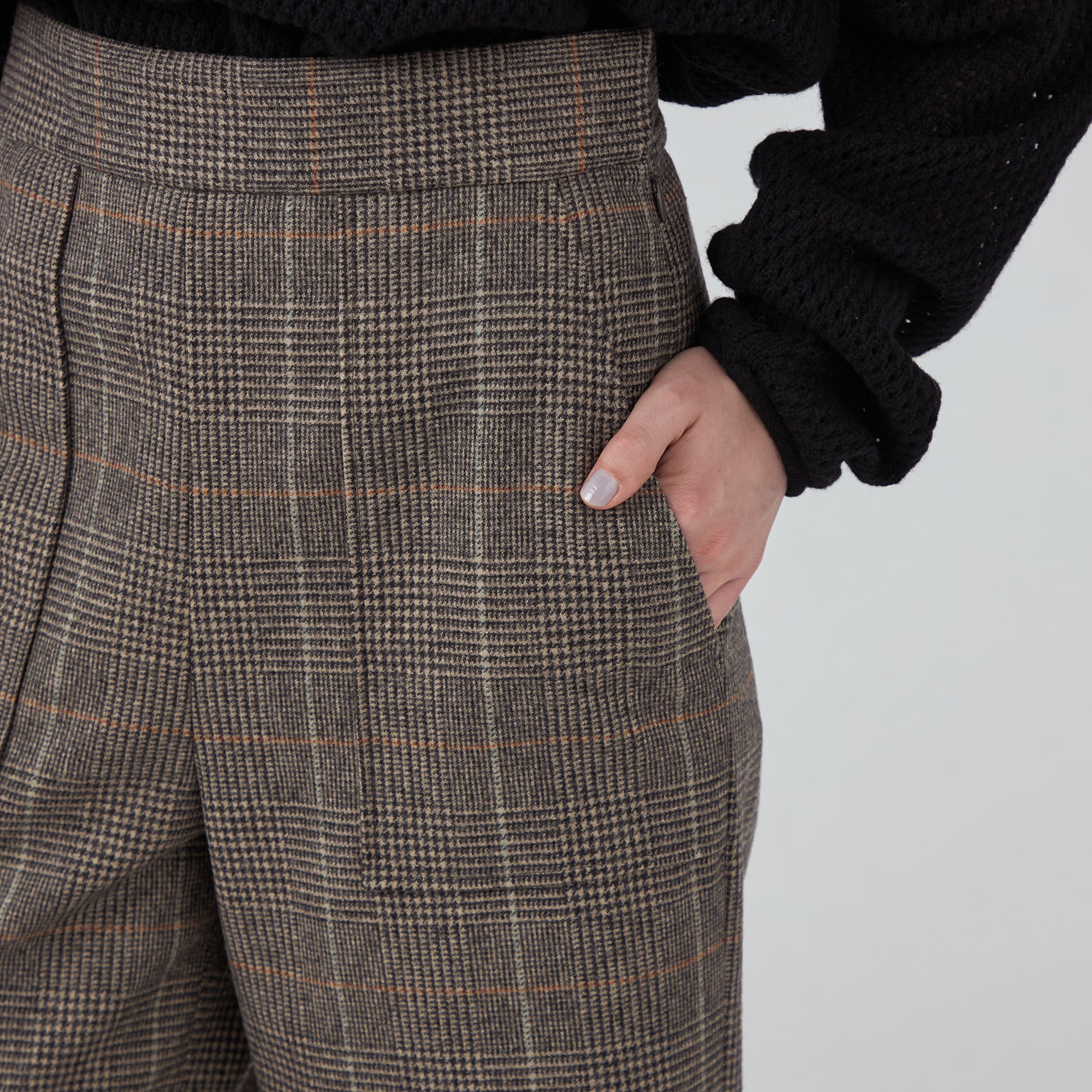 MACPHEE（マカフィー）の「ウールフランネル カーゴパンツ