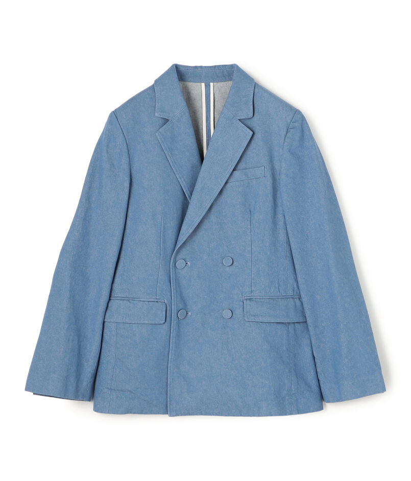 リアクティブデニム ダブルブレストジャケット
