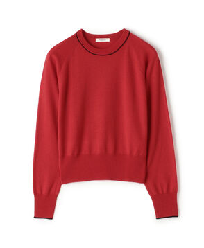 プレーンウール クルーネックプルオーバー