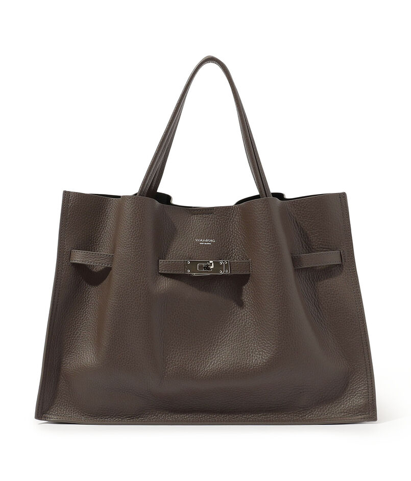 VIOLAd'ORO METAL TOTE レザーバッグ