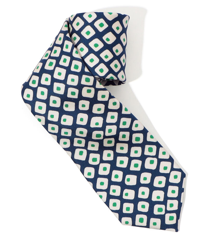 TOMORROWLAND シルクプリント 小紋柄ネクタイ