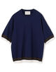 TOMORROWLAND tricot リブライン ニットTシャツ