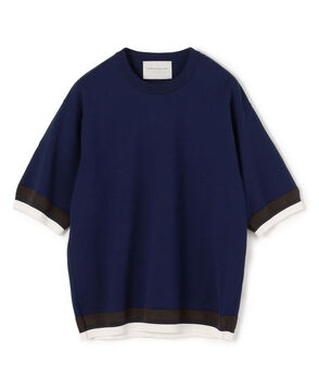 TOMORROWLAND tricot リブライン ニットTシャツ