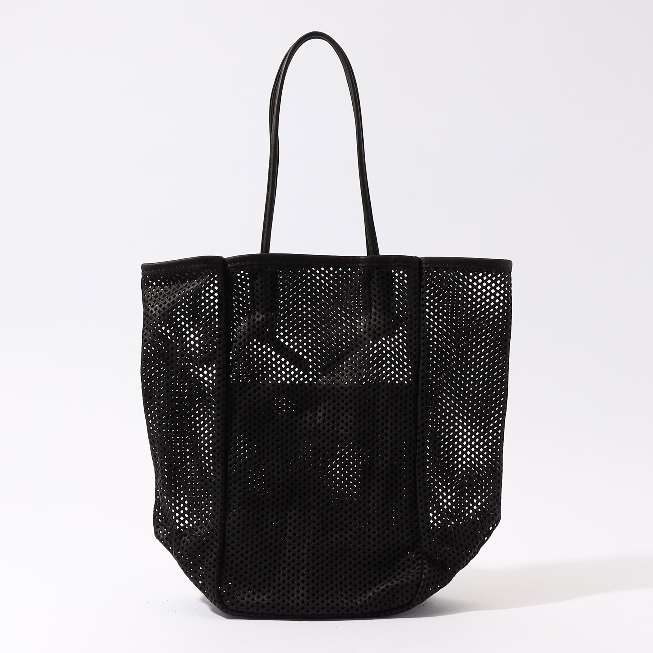 AMIACALVA WASHED LEATHER MESH TOTET M トートバッグ