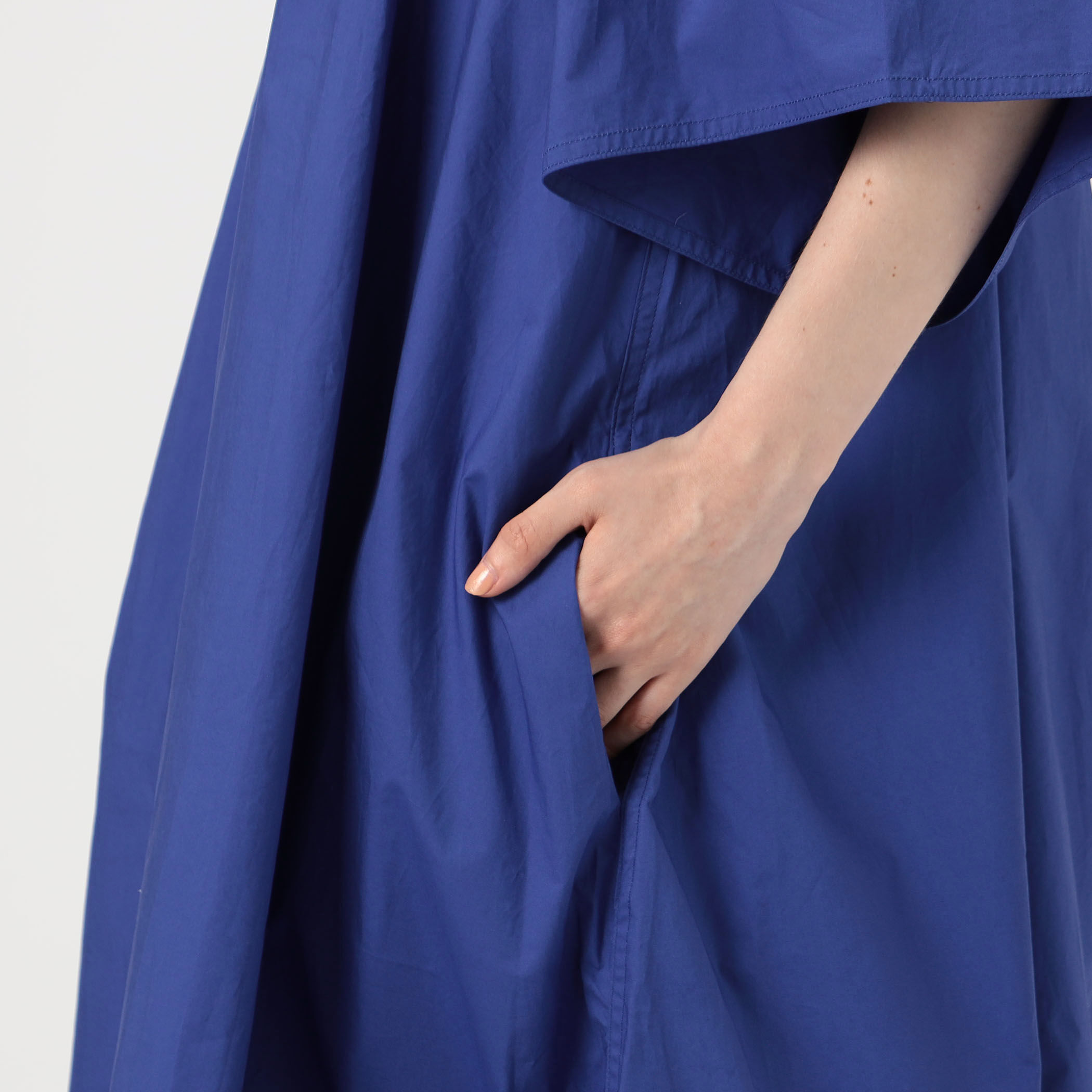 SOFIE D’HOORE フレアワンピースドレス 紺 SOFIE D'HOORE フレアワンピースドレス 紺