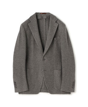 カシミヤジャージー シングルブレステッド2Bジャケット LORO PIANA