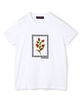 CABaN スビンコットン ビンテージフラワーエンブロイダリーTシャツ
