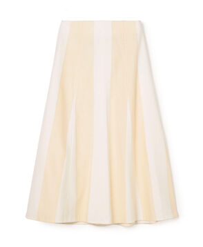 PARTOW NOVA SKIRT コットンリネン フレアスカート